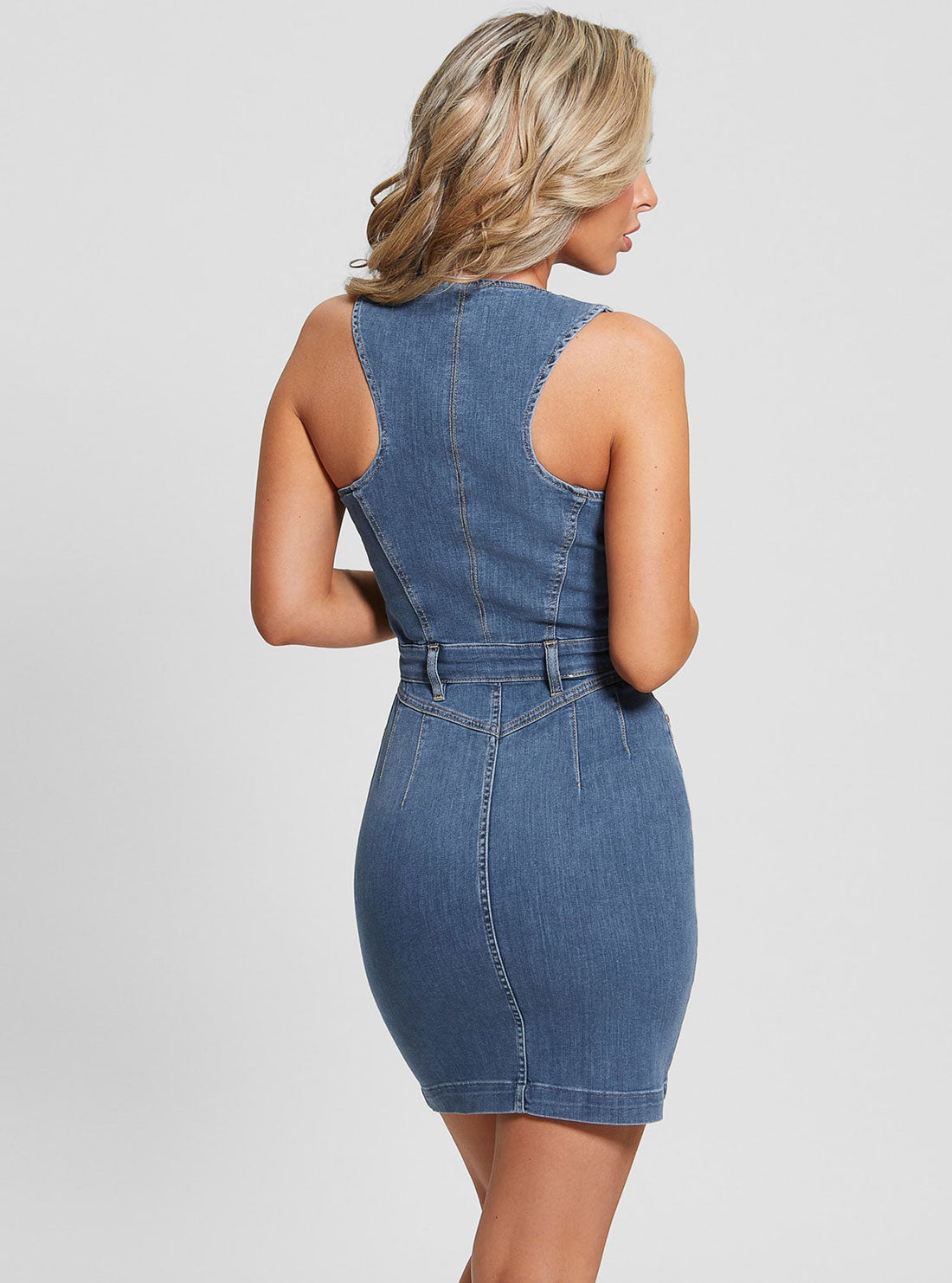 Eco Blue Micol Denim Mini Dress