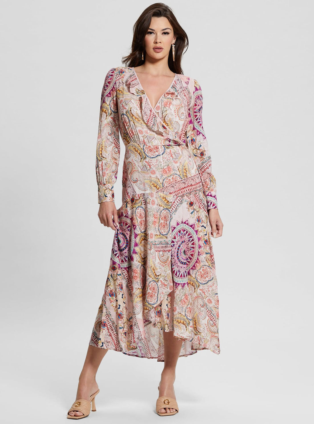 Monique Print Midi Dress