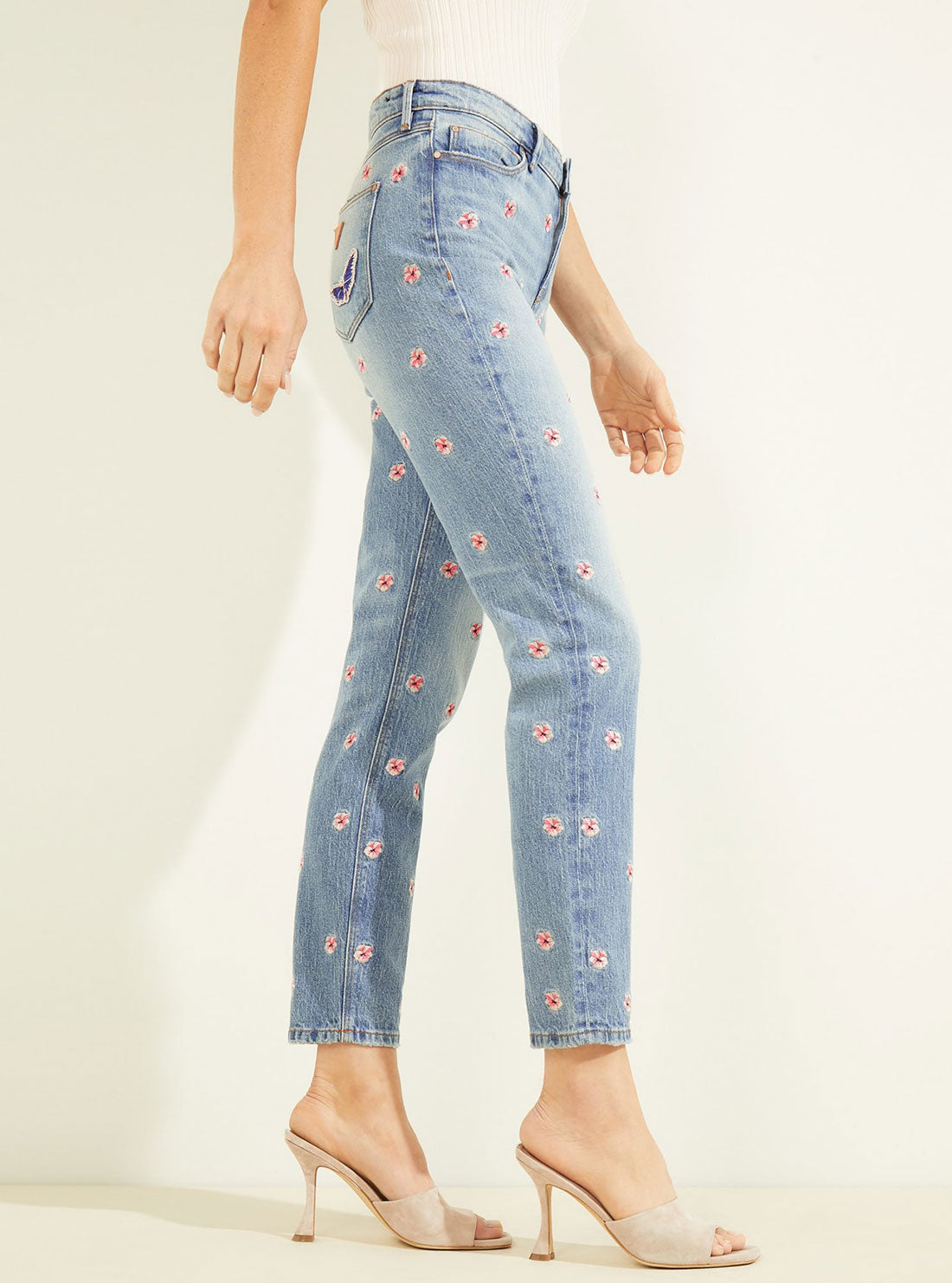High-Rise 1981 Skinny Denim Jeans In Butterfly Wash