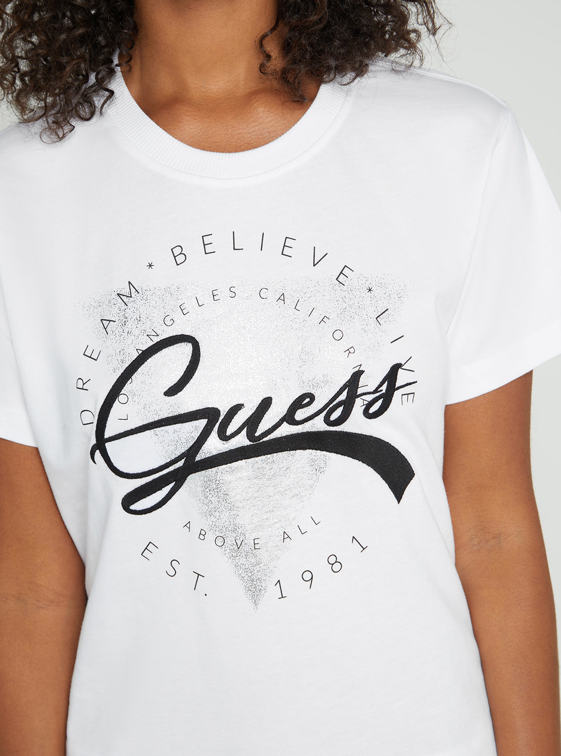 Eco White Rocsena Logo T-Shirt