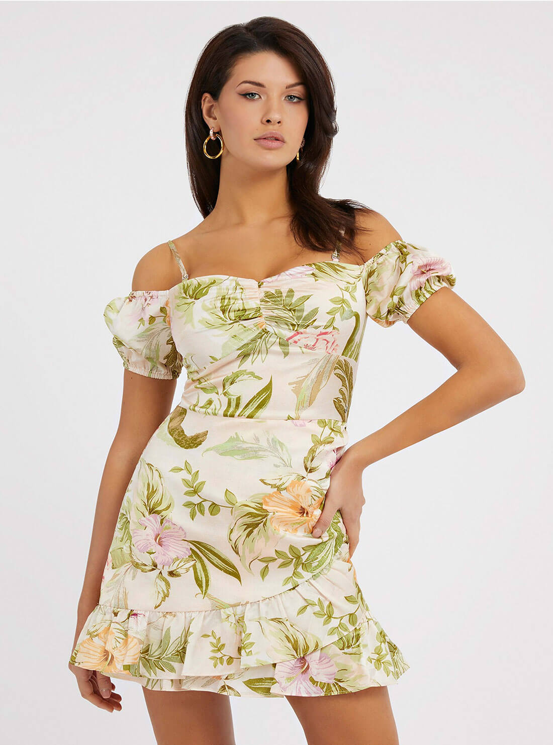 Eco Hibiscus Alva Mini Dress