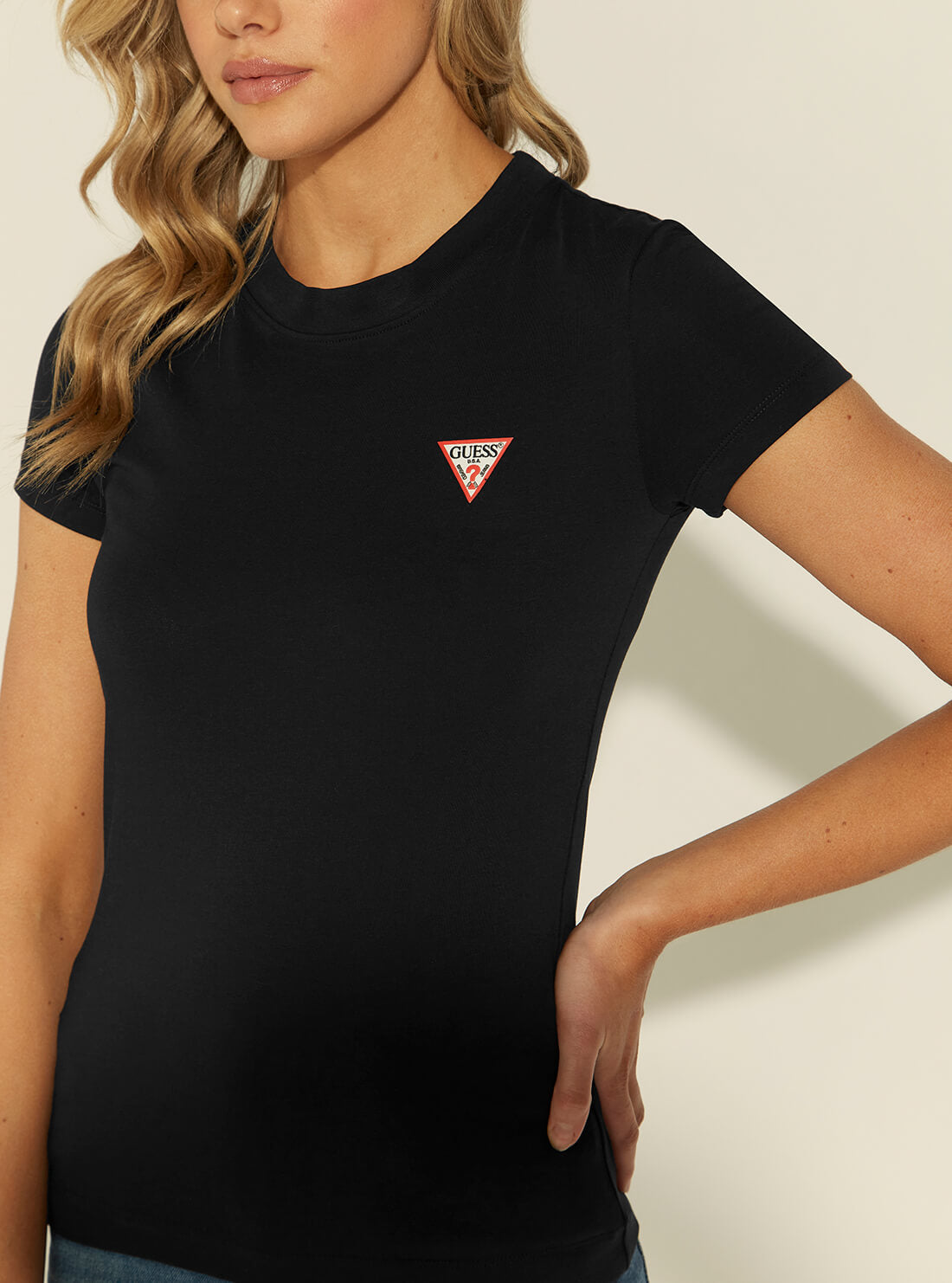 Eco Black Basic Logo T-Shirt