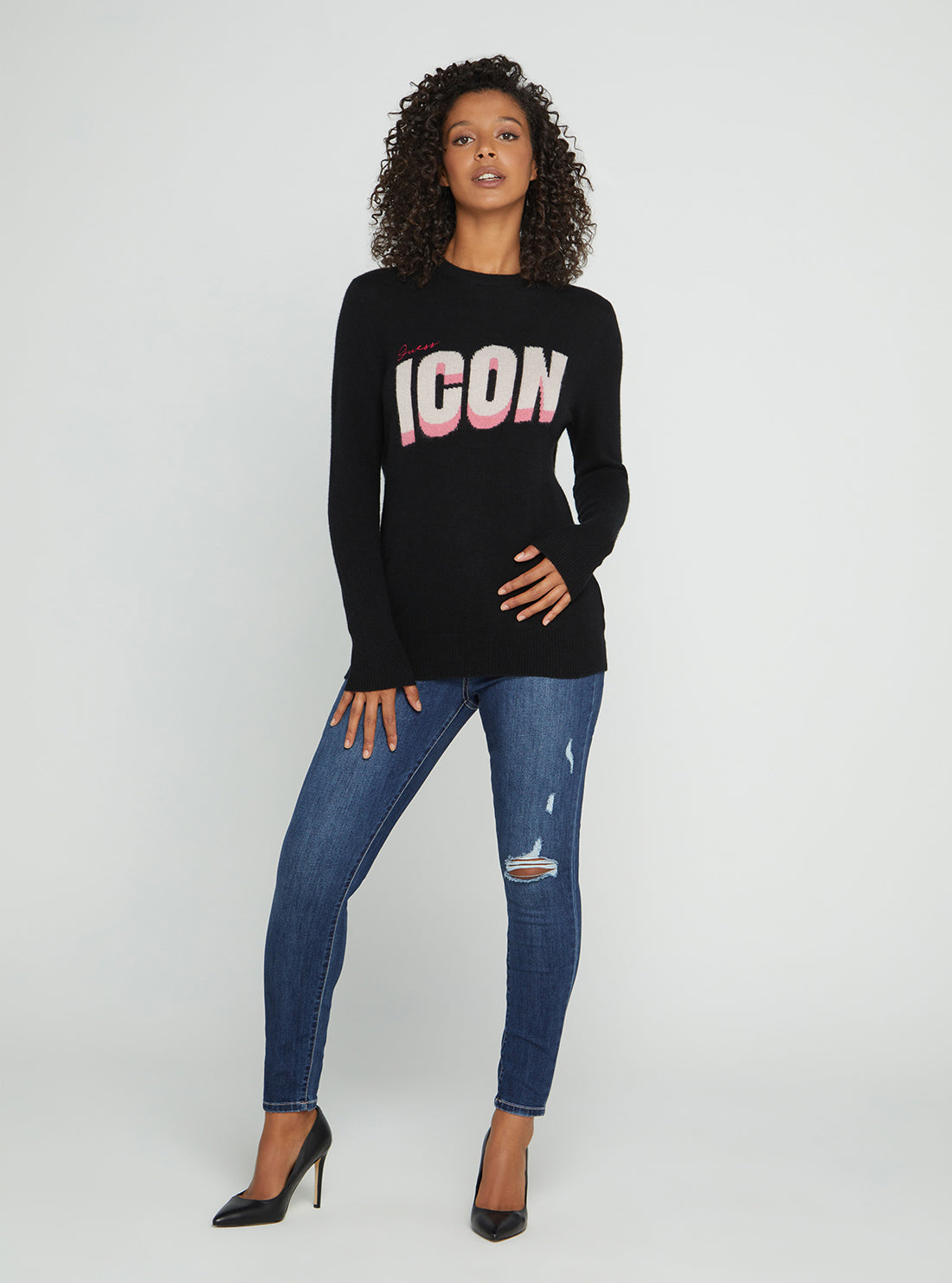 Eco Black Juliette Knit Top